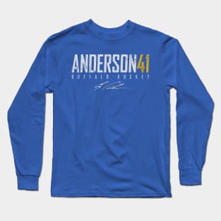 Craig Anderson Buffalo Elite Long Sleeve T-Shirt